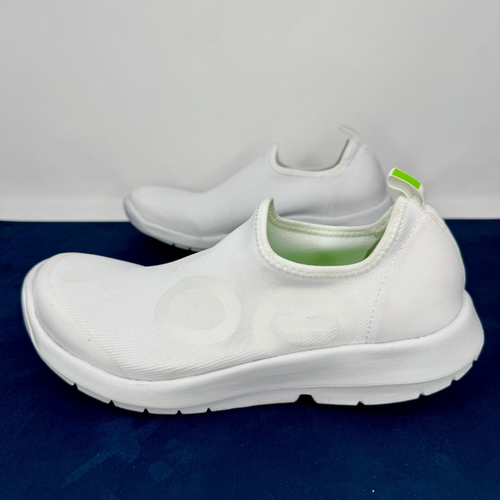 OOFOS OOmg Sport Low White Recovery Shoes Women's 10 EU 41 Slip On Sneaker - Picture 9 of 10